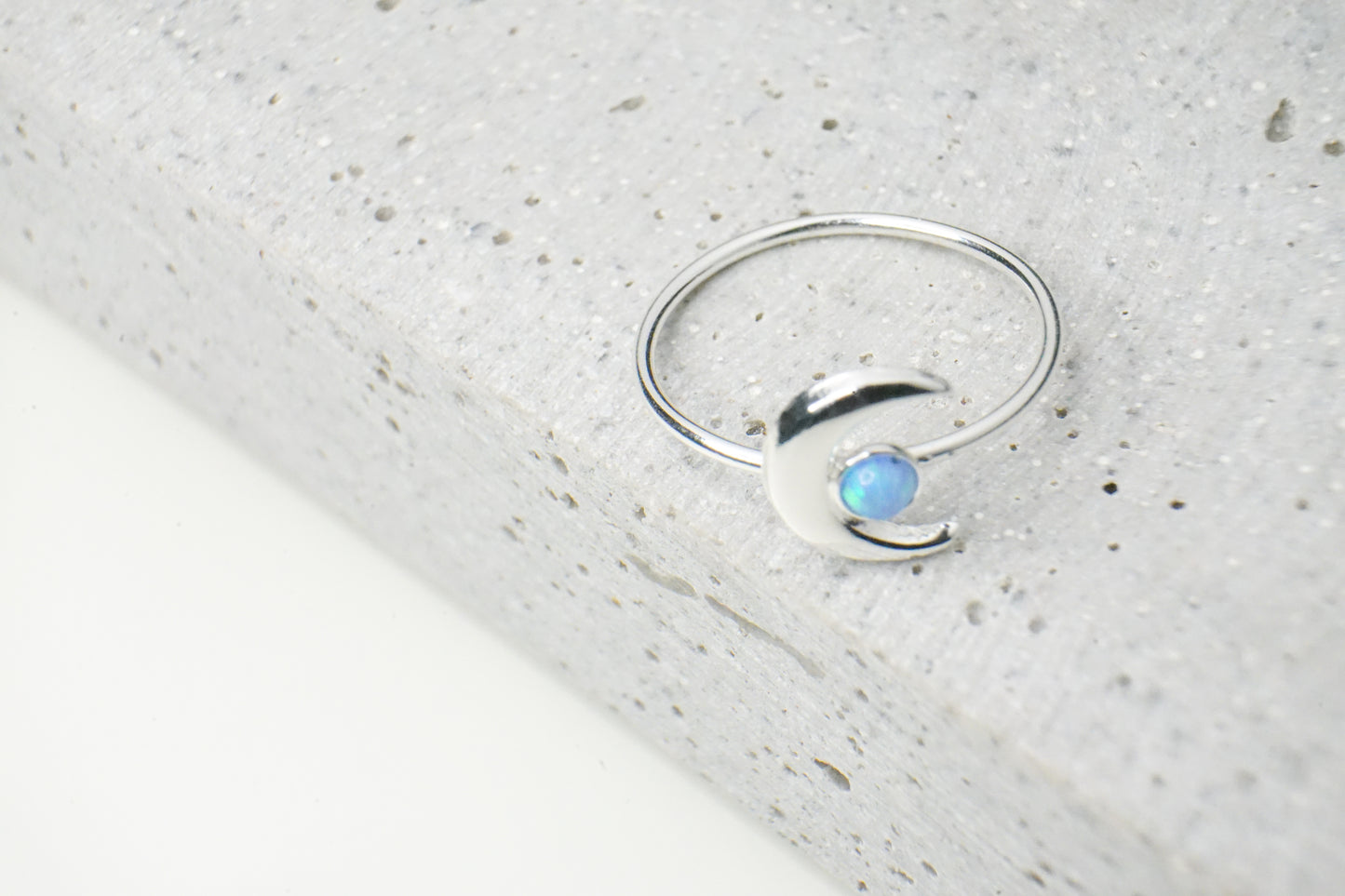 Luna Ring mit Azur