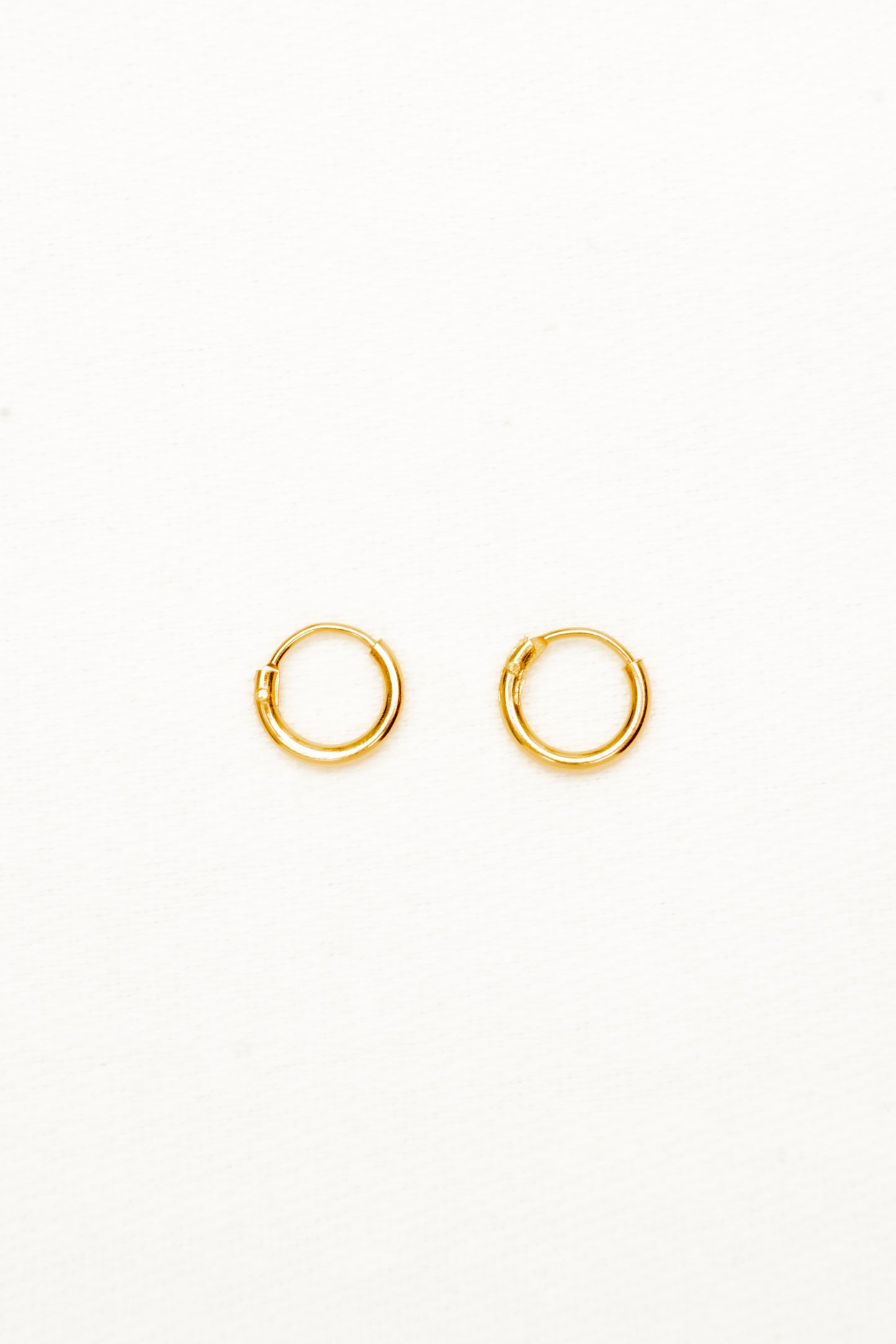 Basic Hoops Gold Ø8mm, 10mm, 12mm, 14mm