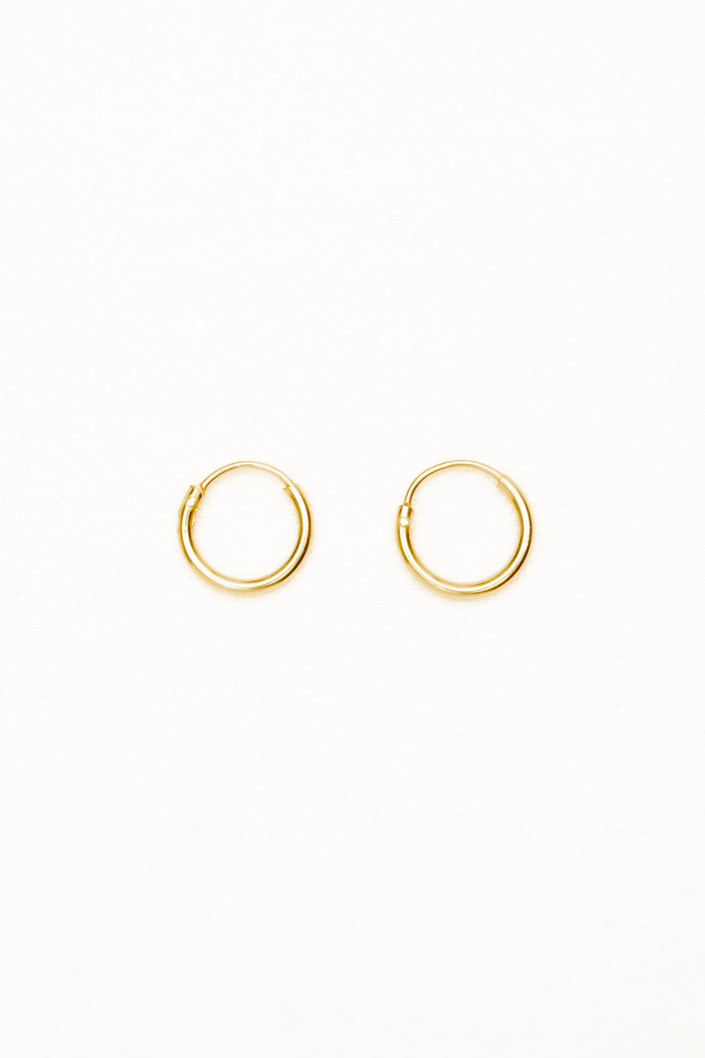 Basic Hoops Gold Ø8mm, 10mm, 12mm, 14mm