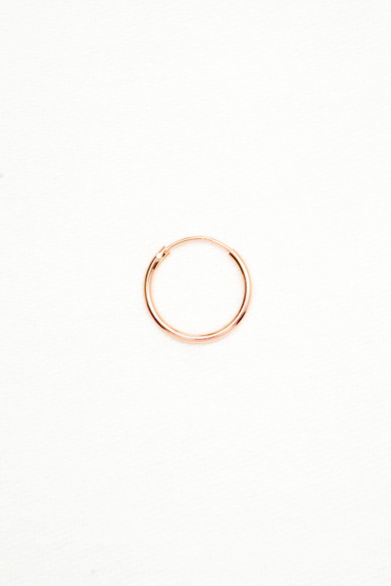 Rosegold Basic Hoops Ø12mm