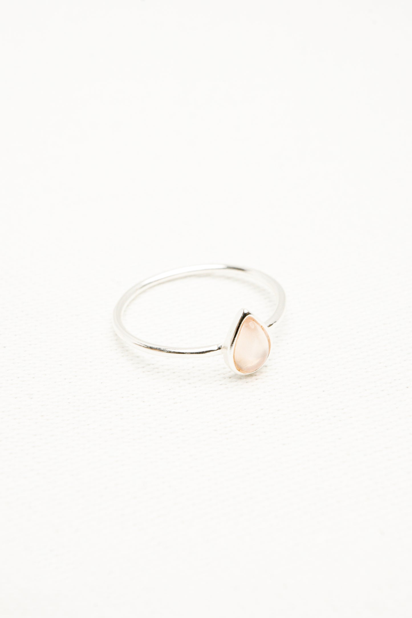 Lacri Ring mit Rosenquarz